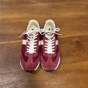 SeaVees Red and Cream Sneakers
